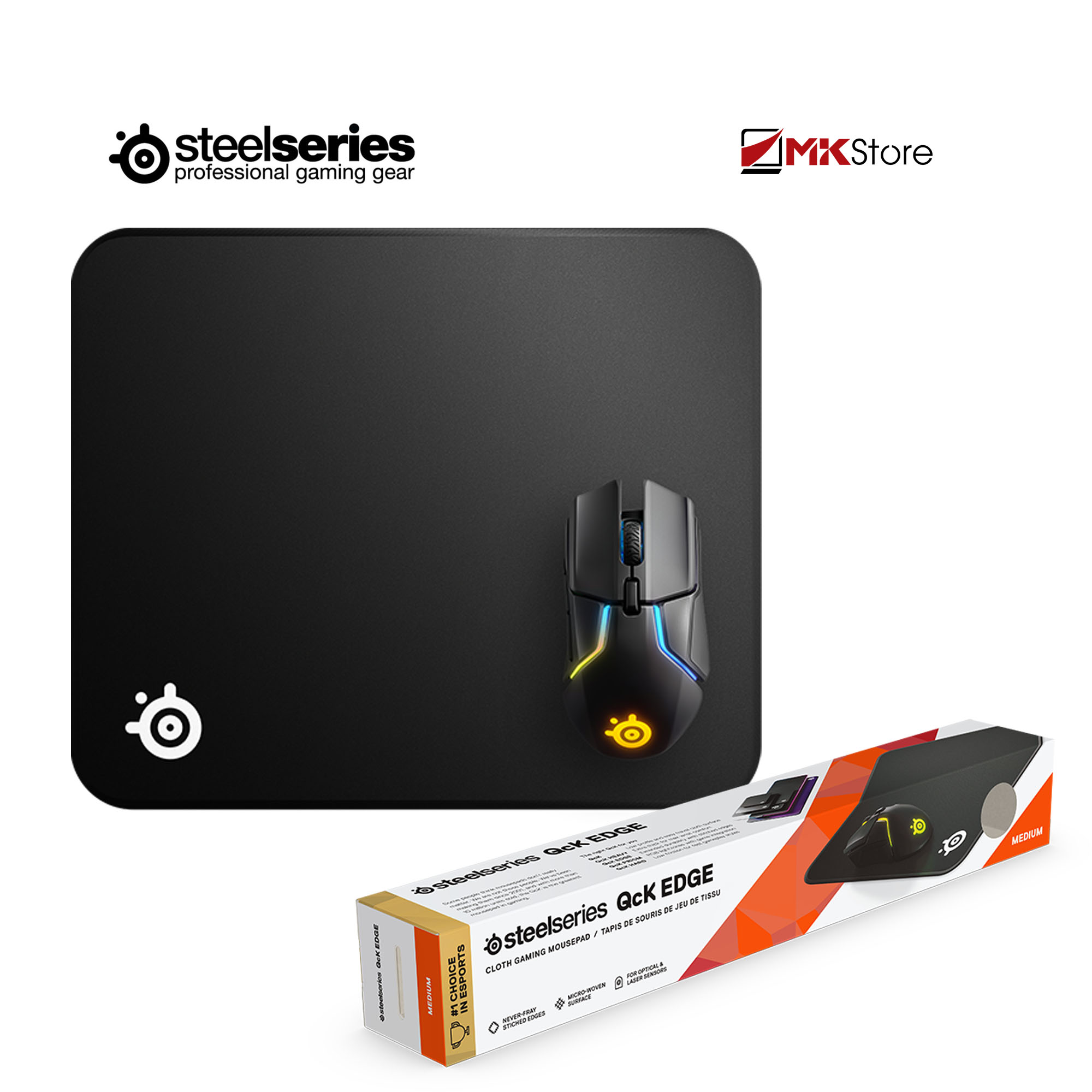 Miếng lót chuột STEELSERIES QcK Edge Medium MKStore
