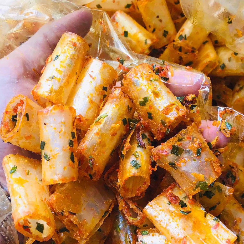500gr Bánh tráng cuộn tép hành