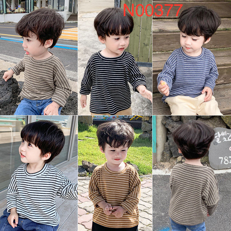 Áo Thun Cổ Tròn Bé Trai (Nhiều Màu) N00377