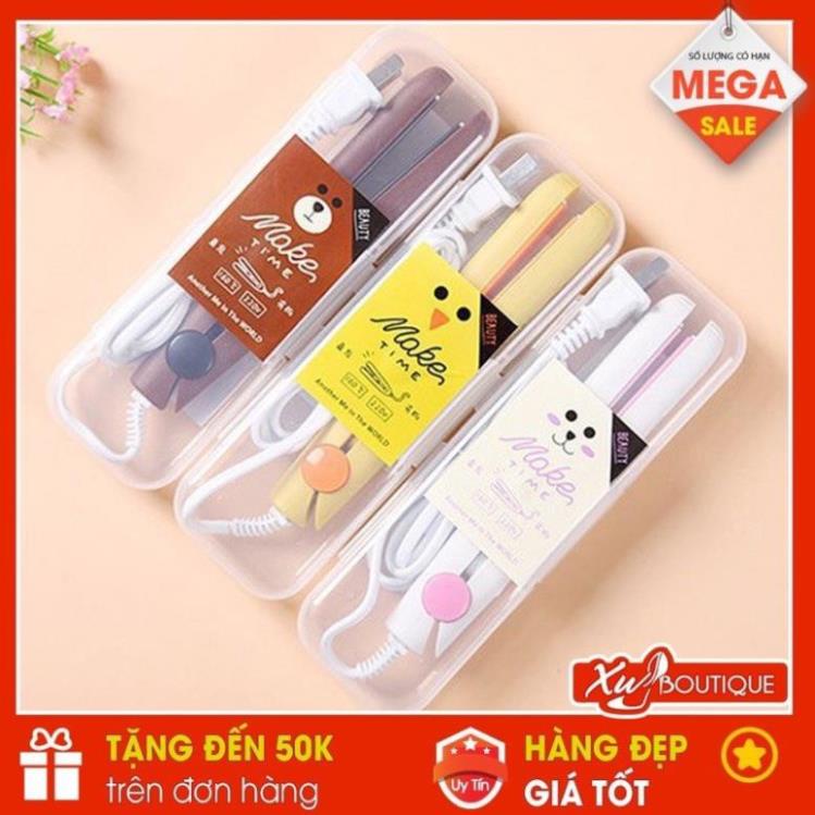 Máy là duỗi uốn ép tóc mini - Máy là tóc mini Maker Time hàng rẻ chất lượng