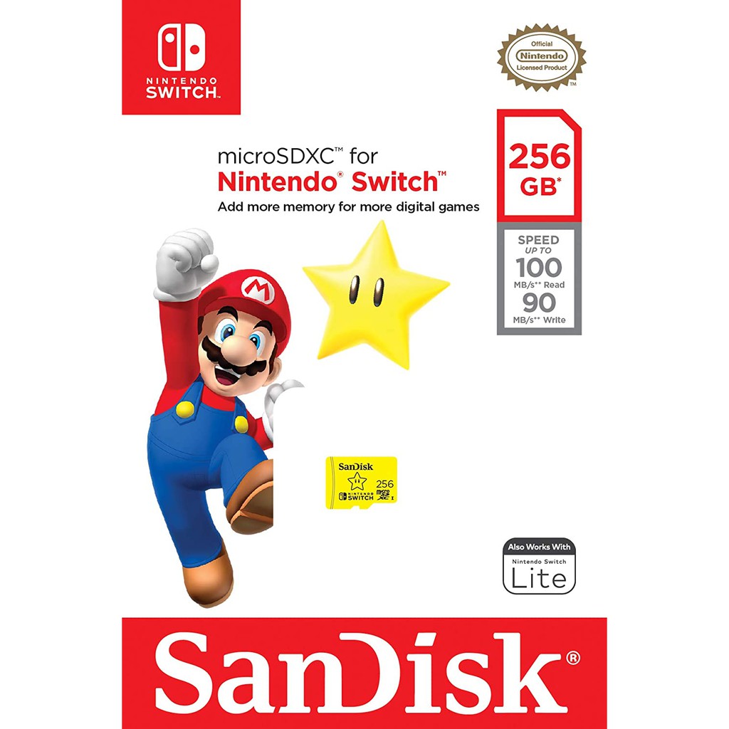 Thẻ Nhớ Nintendo Switch 64GB/128GB/256GB