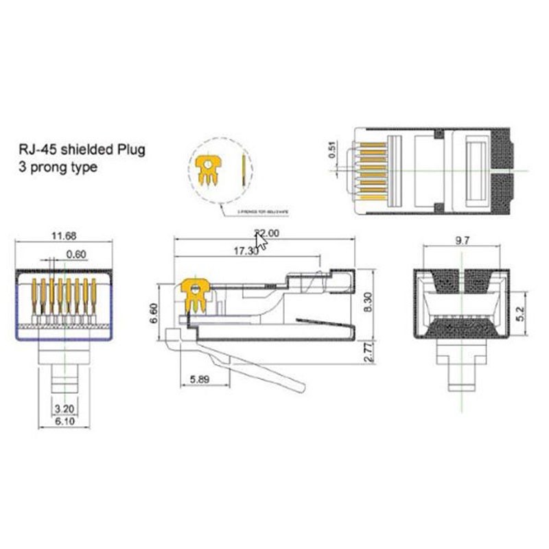 [HCM]Đầu mạng rj45 dintek cat 5e