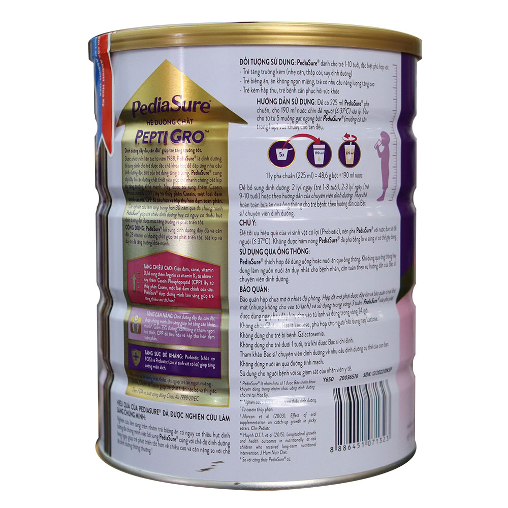 [Chính Hãng] Sữa Pediasure BA 850g [Date 2026]
