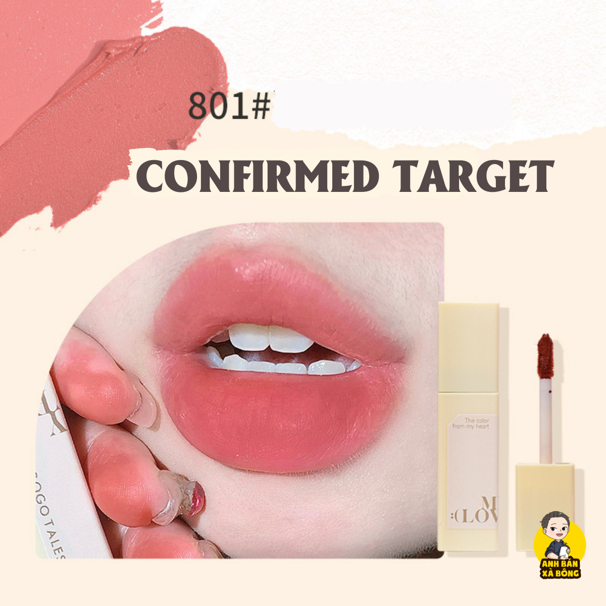 Son kem lì gogo tales velvet matte lip glaze gt389