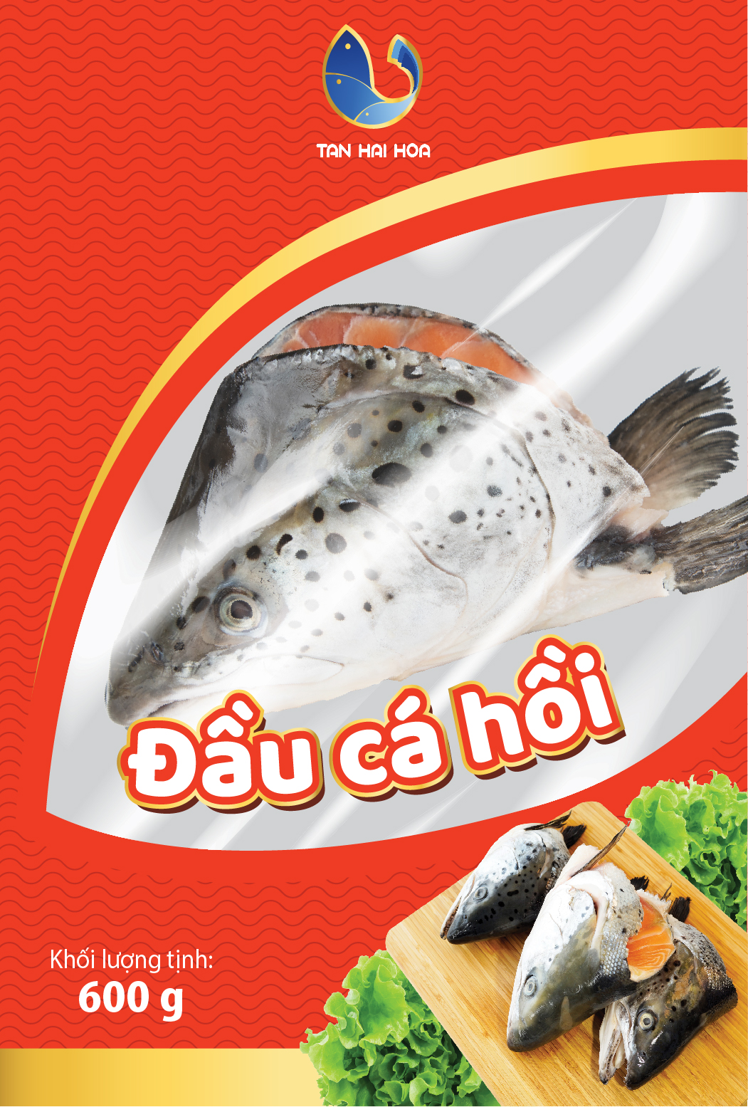 Đầu Cá Hồi Tân Hải Hòa 500G - 600G [Chỉ giao TP.HCM]