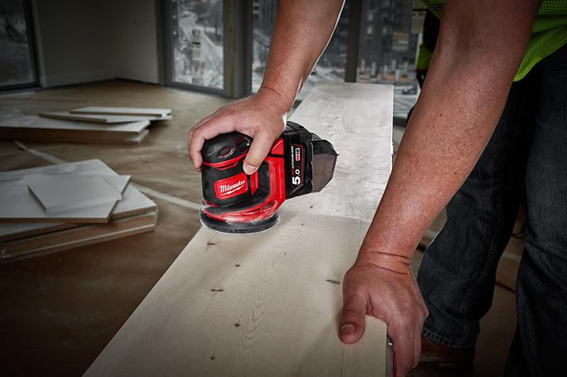 MÁY CHÀ NHÁM MILWAUKEE M18 BOS125 - bare