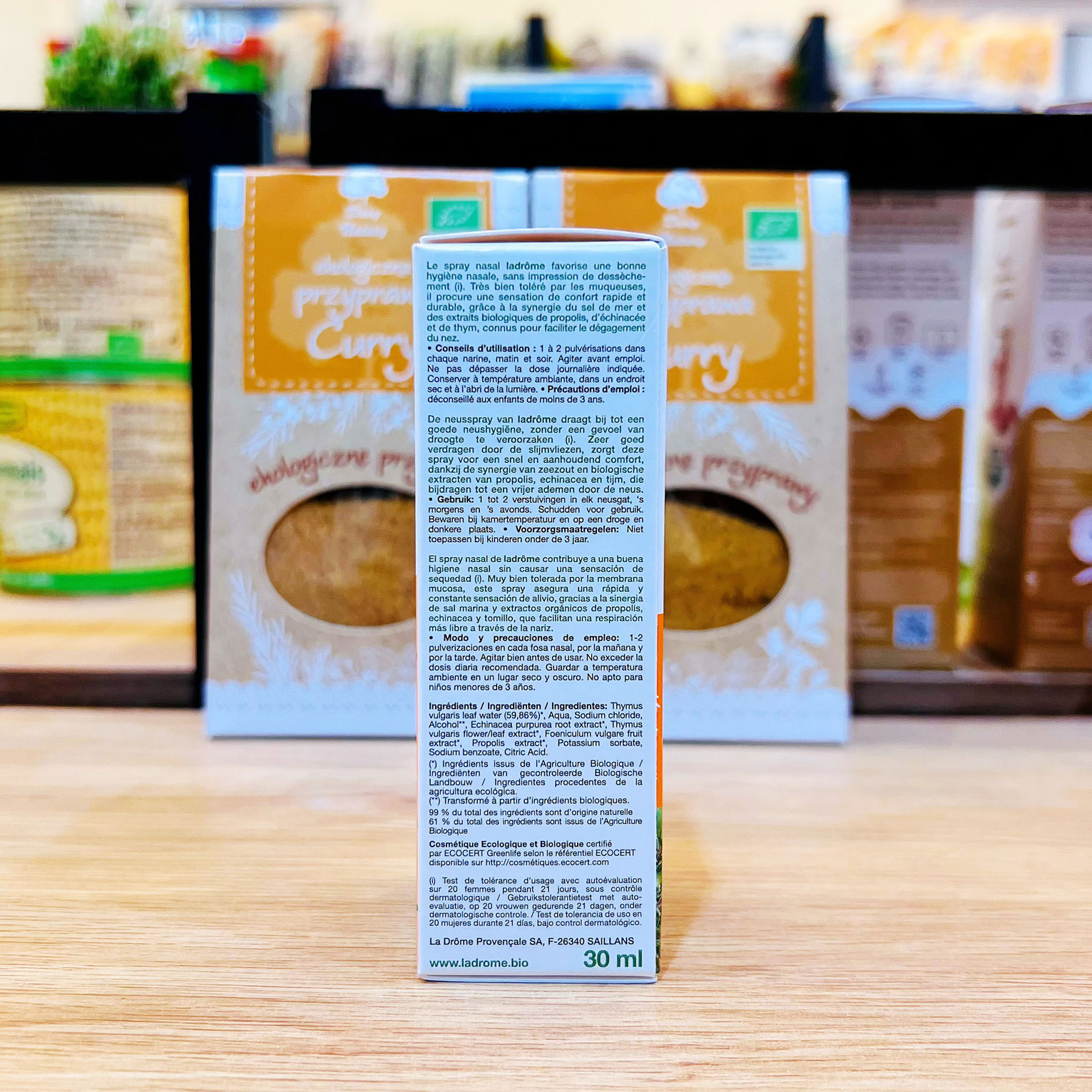 Nasal spray propolis organic ladrôme propolis 30ml