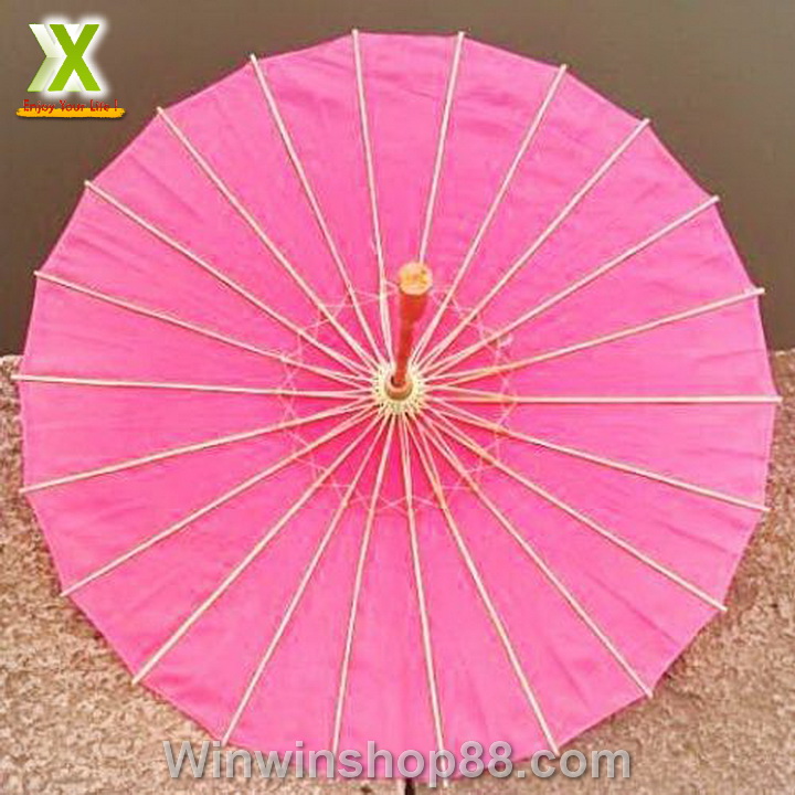 [Hcm]Japanese Wooden Umbrella - Pink Lotus Petals
