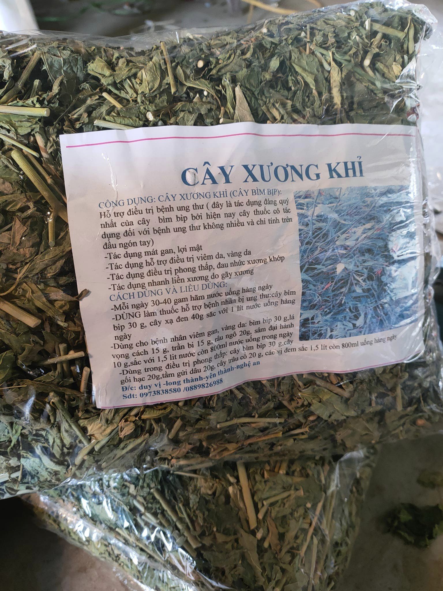 cây xương khỉ ( bìm bịp) khô 1 kg