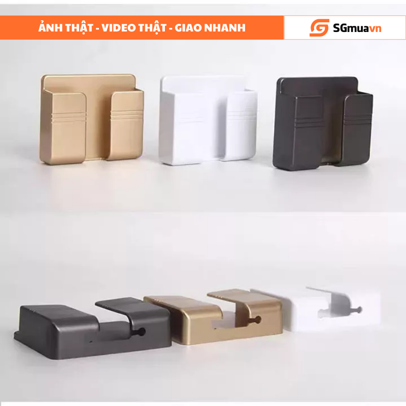 Kệ dán tường treo remote điện thoại di động