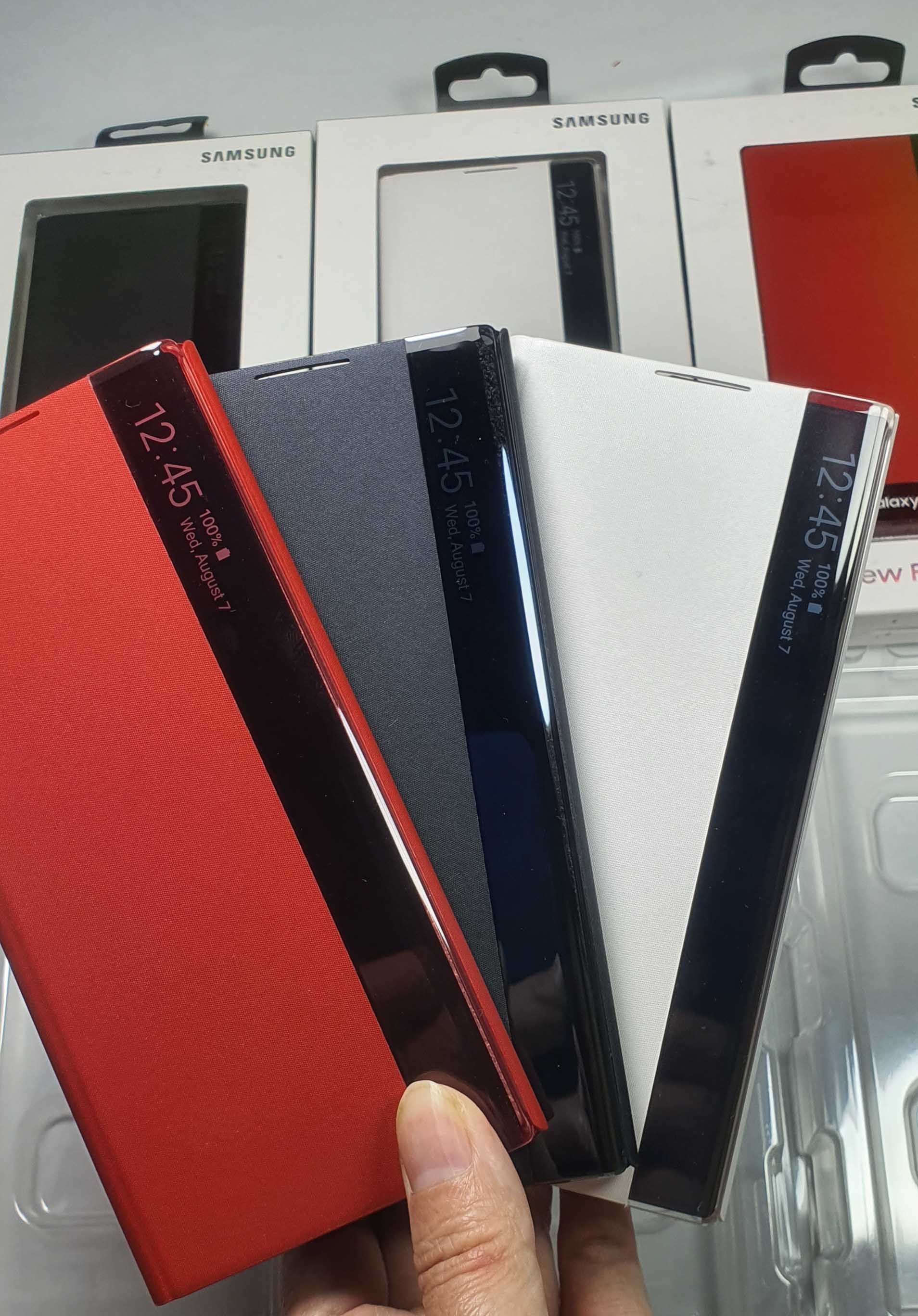[HCM]Bao da điện thoại Samsung Clear view Note 10