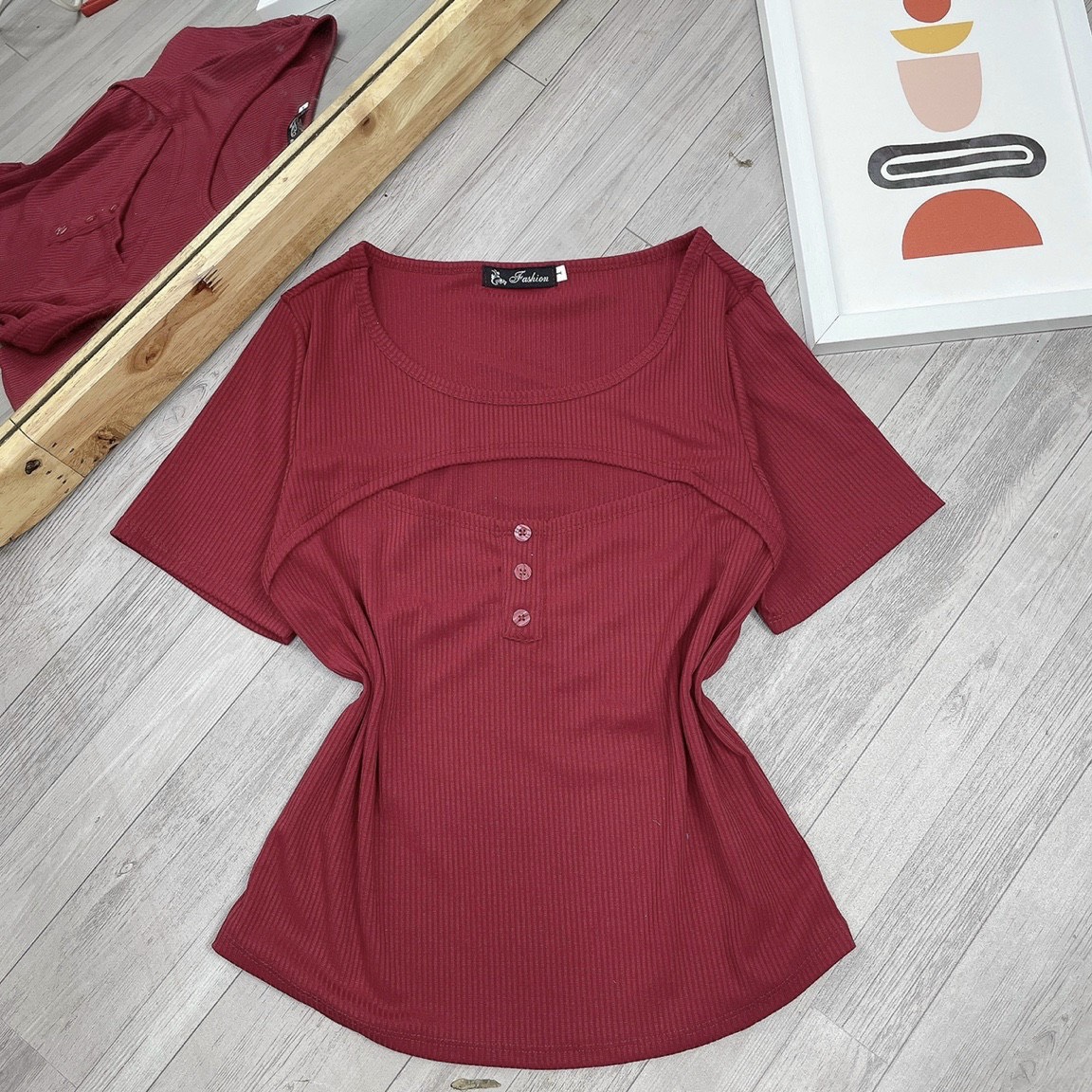 ÁO THUN TAY NGẮN XẺ NGỰC BIGSIZE ( H.O.U.T )