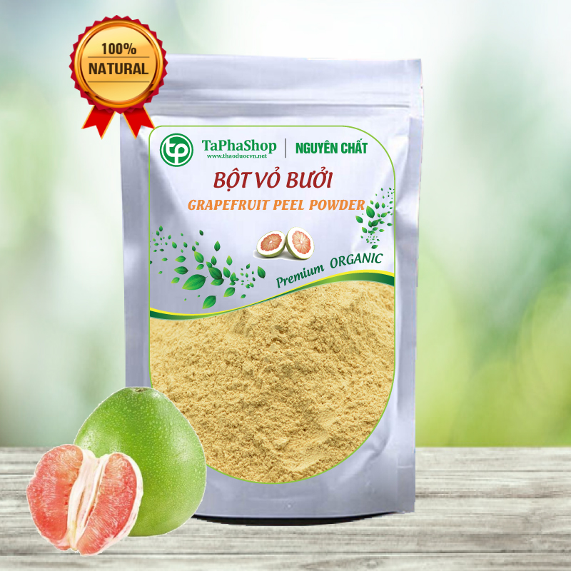 Bột vỏ bưởi nguyên chất 500g - Thảo Dược Tấn Phát