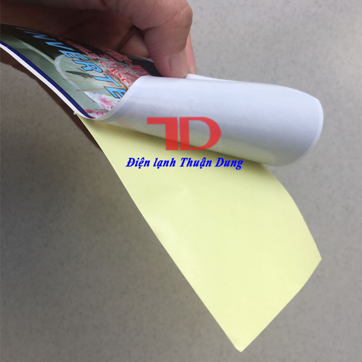 Tem dán trang trí Tủ Lạnh nội địa Nhật 8x15cm MS06