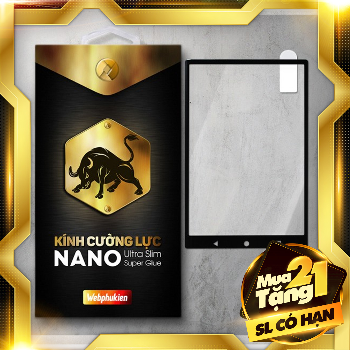 [HCM]Kính cường lực cho Blackberry Key One/ Key 2/ Priv/ Evolve hiệu Webphukien
