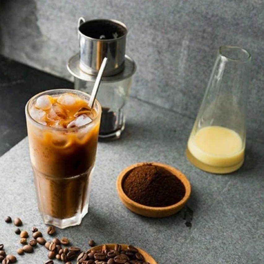 500GR Cà phê hạt nguyên chất rang bơ ROBUSTA & CULI (mix:70% ROBUSTA & 30% CULI) sạch 100%