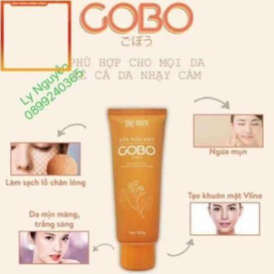 [TẶNG MIẾNG PAD RỬA MẶT 99K] Sữa rửa mặt GOBO thảo dược thiên nhiên