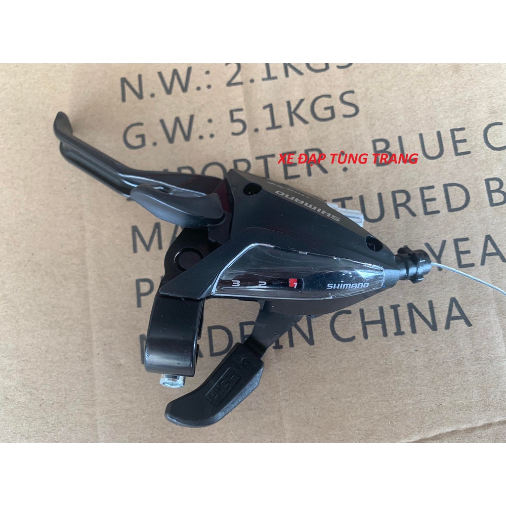 Tay đề bấm xả xe đạp shimano 3x8