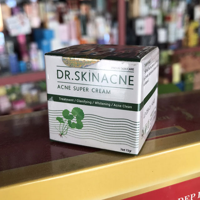 Kem xóa mụn dưỡng trắng da Dr.SkinAcne .