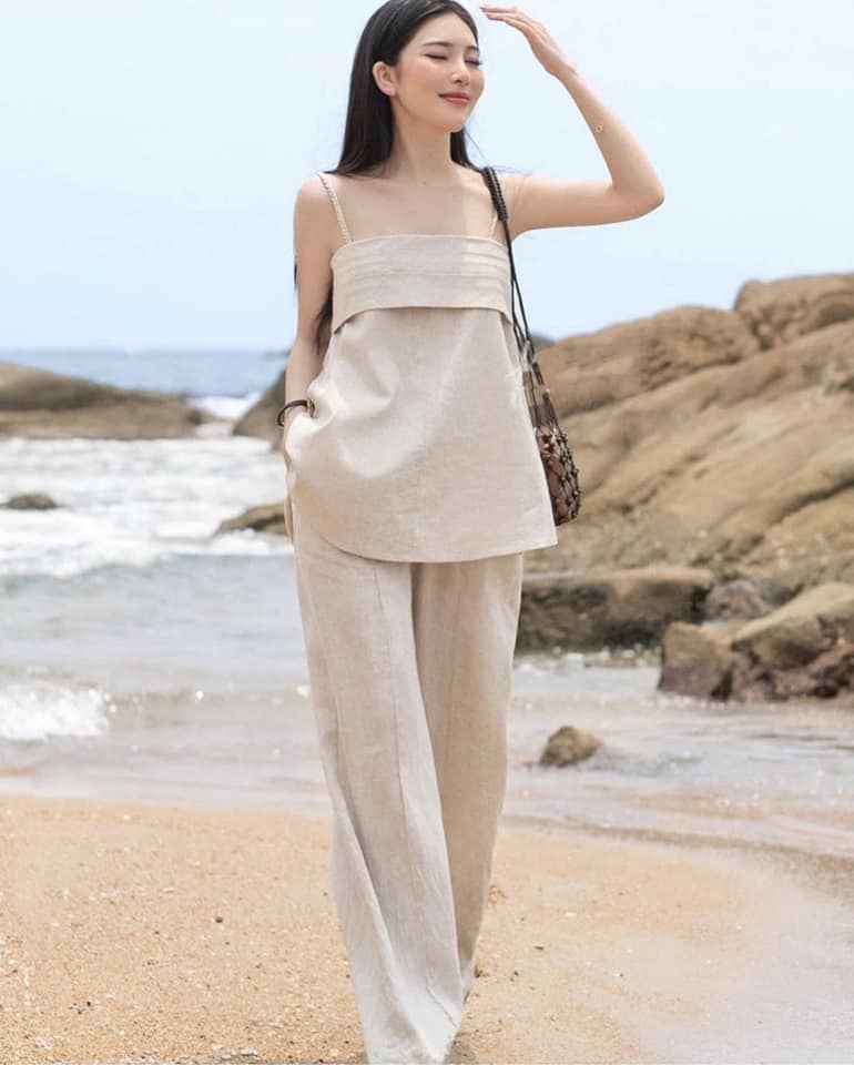 VOUCHER 15% - SET ÁO NUDE 2S DOLL + QUẦN SUÔNG