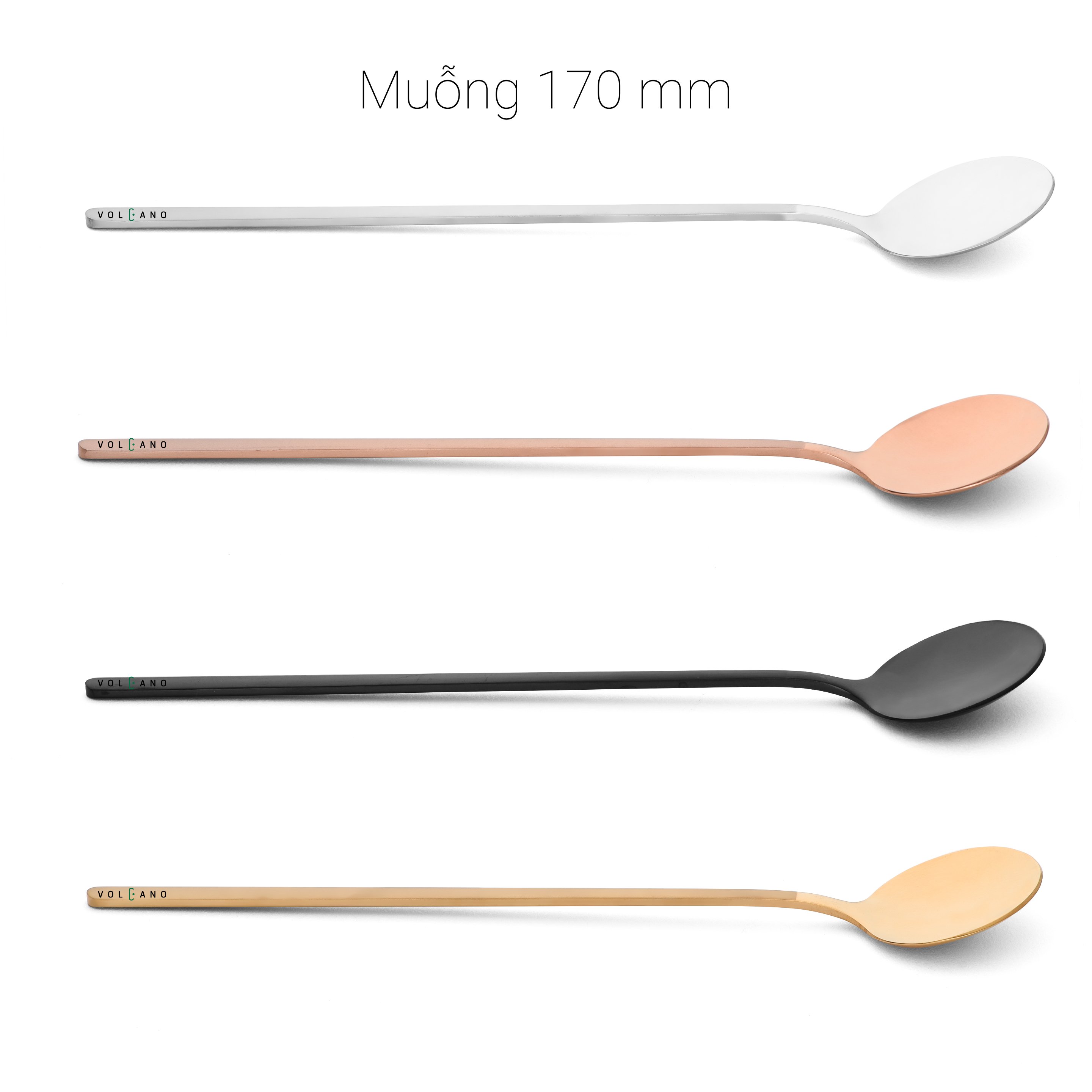 [Hcm]Stainless Steel Coffee Spoon 17cm
