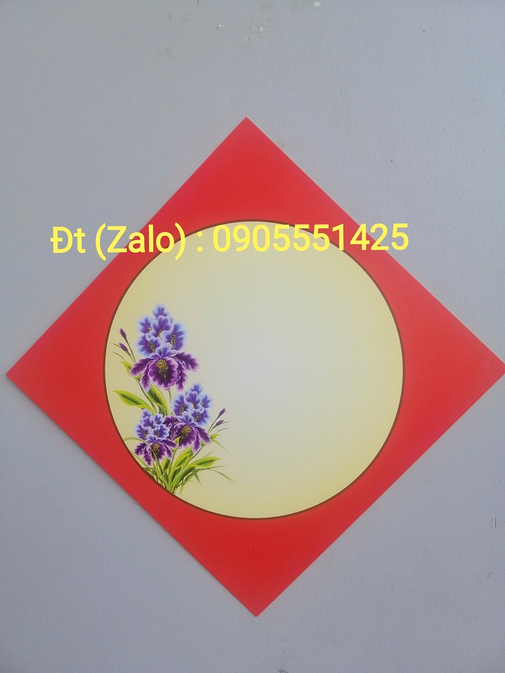 10 Giấy quả trám nhiều mẫu kích thước 26cm x26cm.