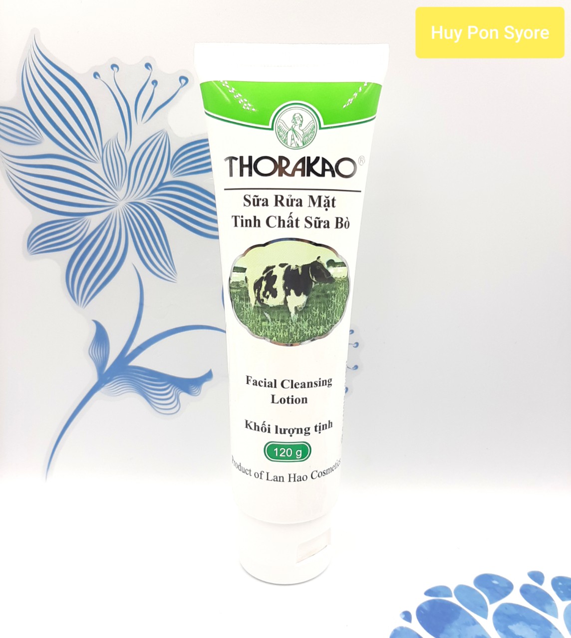 [HCM]Sữa rửa mặt tinh chất sữa bò có hạt Thorakao 120g