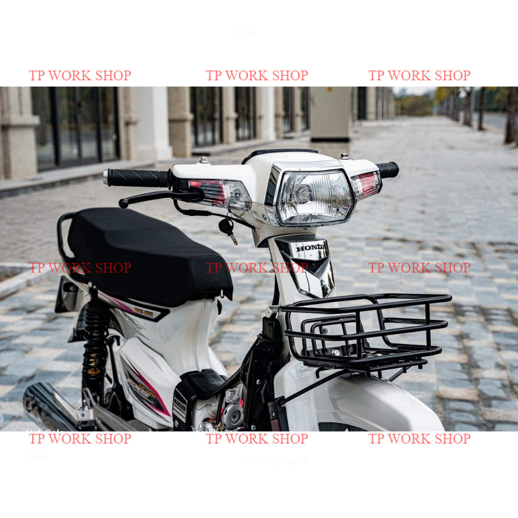 Rổ Dream, Cub Kiểu GTR - Màu đen ( Made In VN) Rổ xe máy