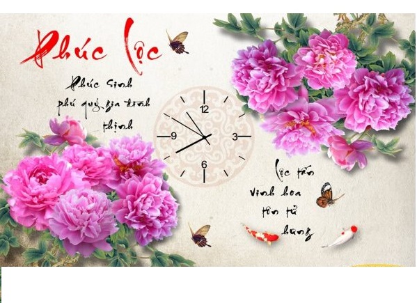 [HCM]Tranh đính đá Phúc Lộc kích thước nhỏ ✅90×60 cm -️ VS322 Tranh Mariko