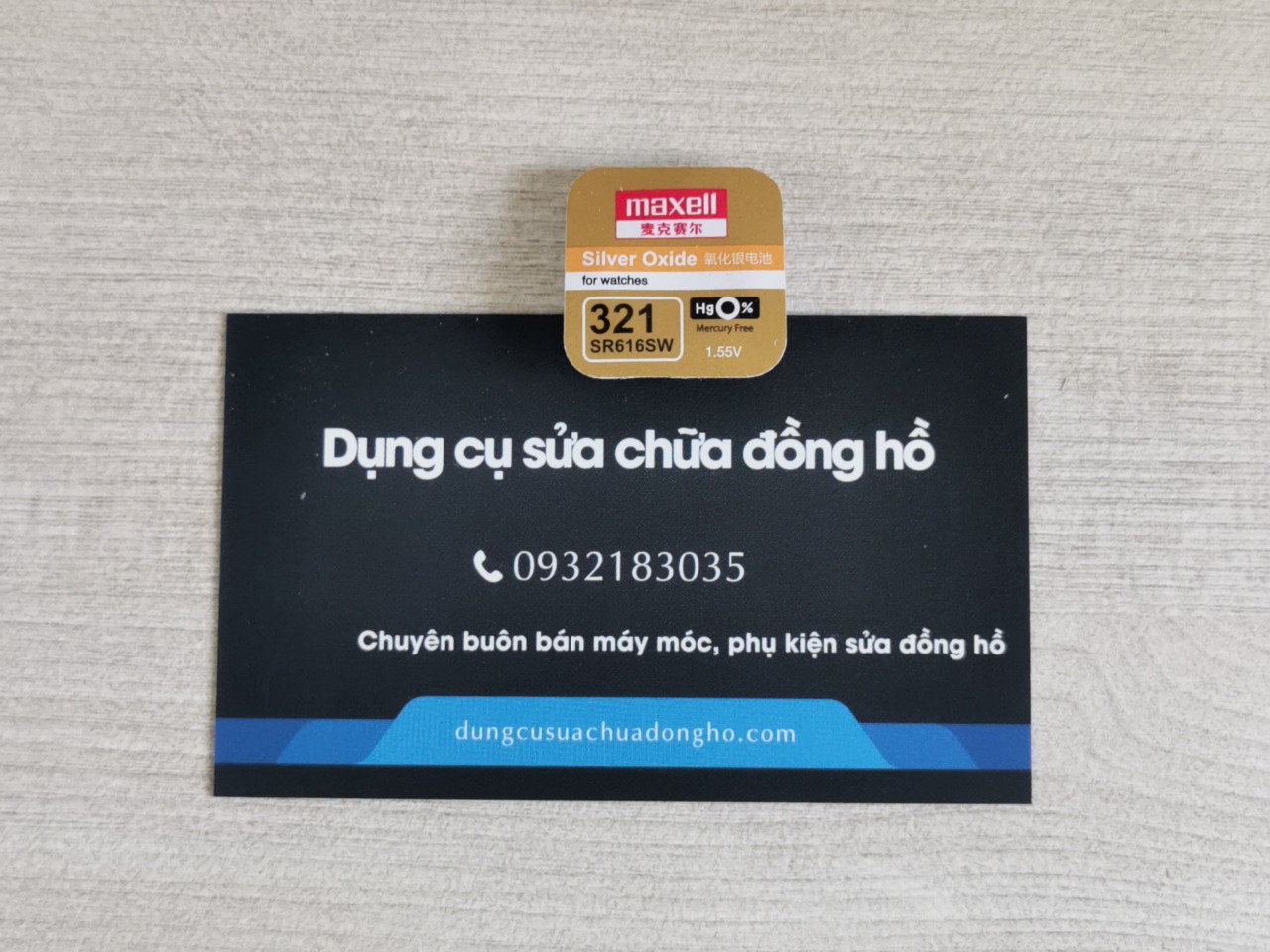 Pin đồng hồ SR616SW  321 Maxell  616