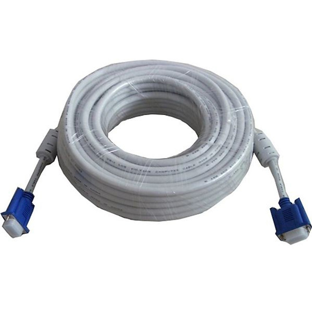 Dây vga 20m màu trắng