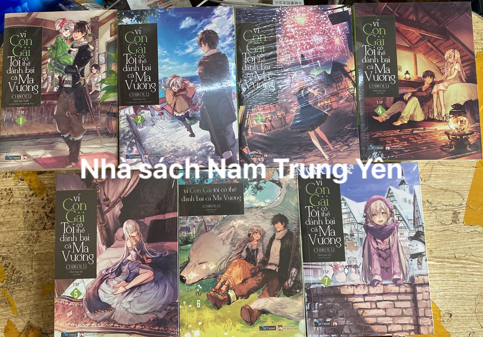 Sách - combo vì con gái tôi có thể đánh bại cả ma vương - chirolu