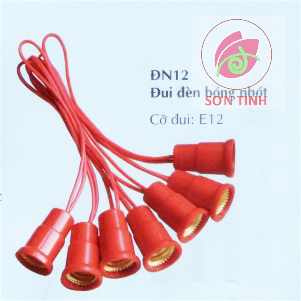 Đui đèn trái ớt, đuôi đèn thờ E12 Sopoka - 1 cái