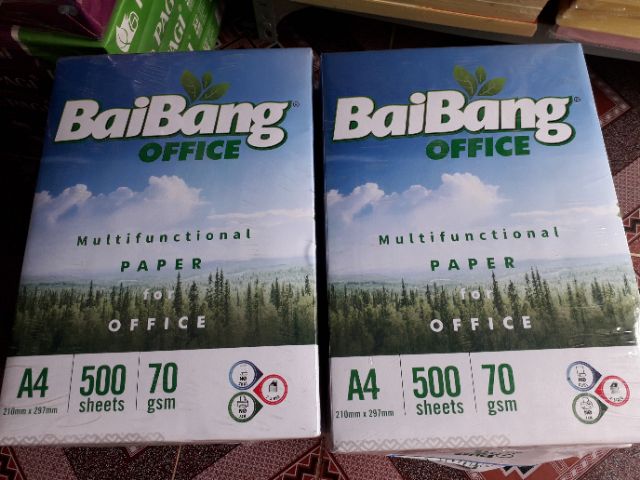Giấy A4 Bãi Bằng Office 70Gsm (500 Tờ)