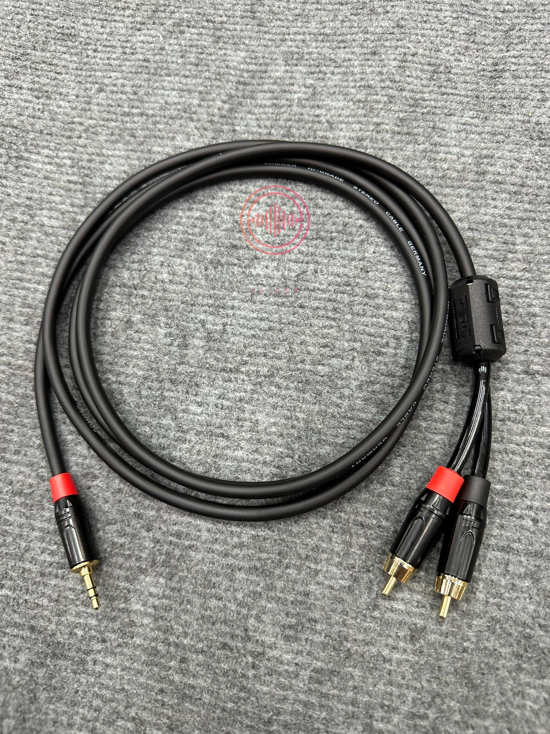Dây 3.5 Ra 2 Đầu AV Đức - Mạnh Hoàng Audio