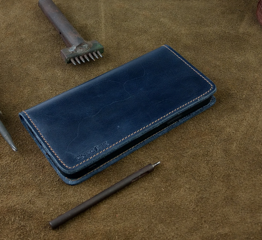 Bao Da Iphone 7 Plus 8 Plus Handmade Da Bò Thật