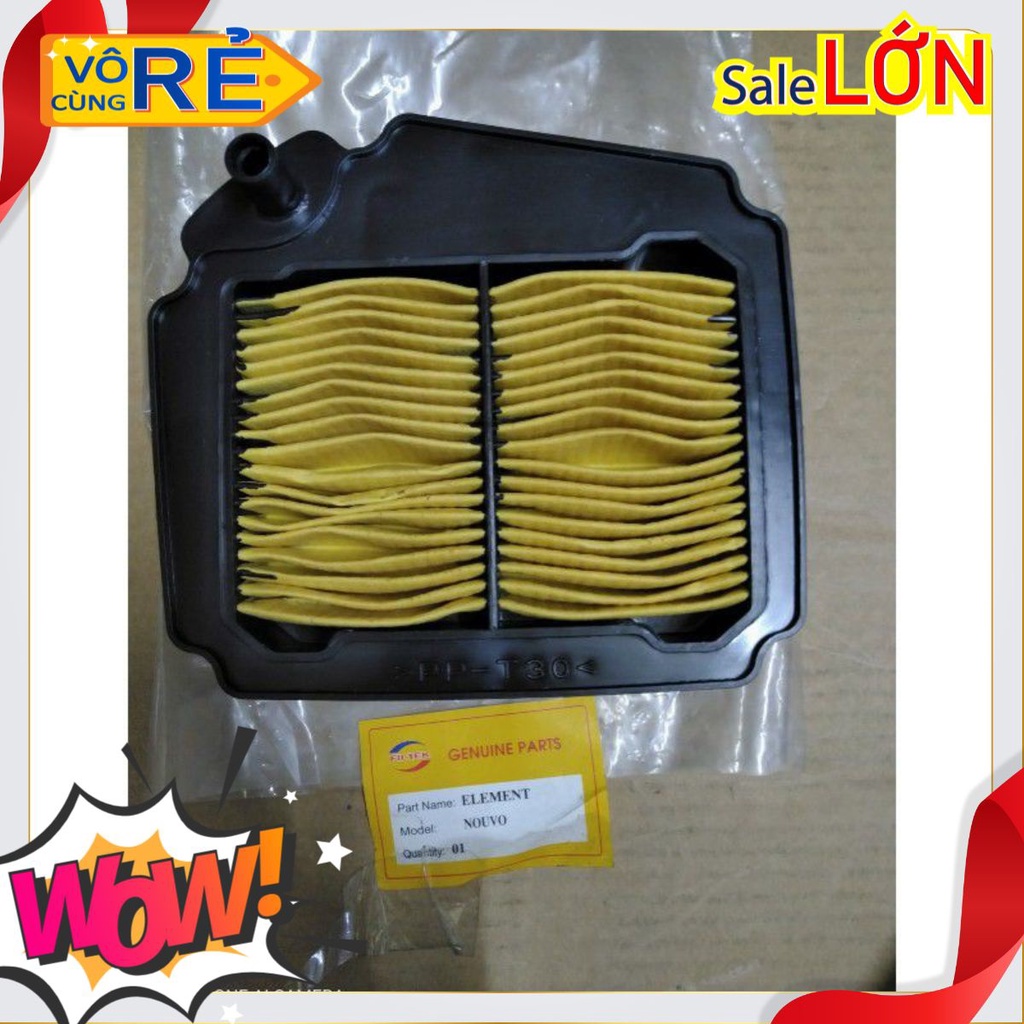 lọc gió Nouvo 123 (lọc khí cho xe máy Yamaha ya no nou)