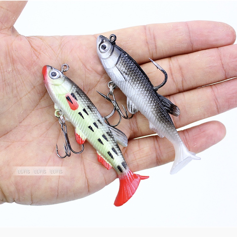 Mồi câu cá hình chú ếch giả mềm mại bằng nhựa 8.5cm/14g tiện dụng, mồi cá mềm