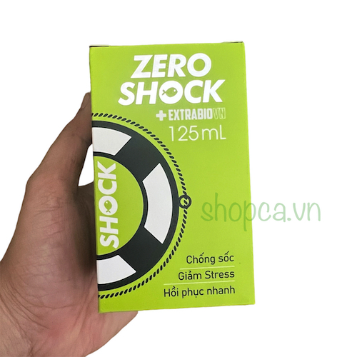 Zero shock của extrabio giúp chống sốc, giảm stress, hồi phục nhanh cho cá cảnh 250ml