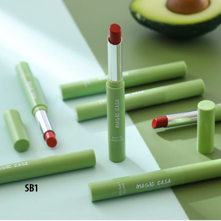 son bơ xanh nội địa trung, son lì, son bơ nội địa trung nhiều màu