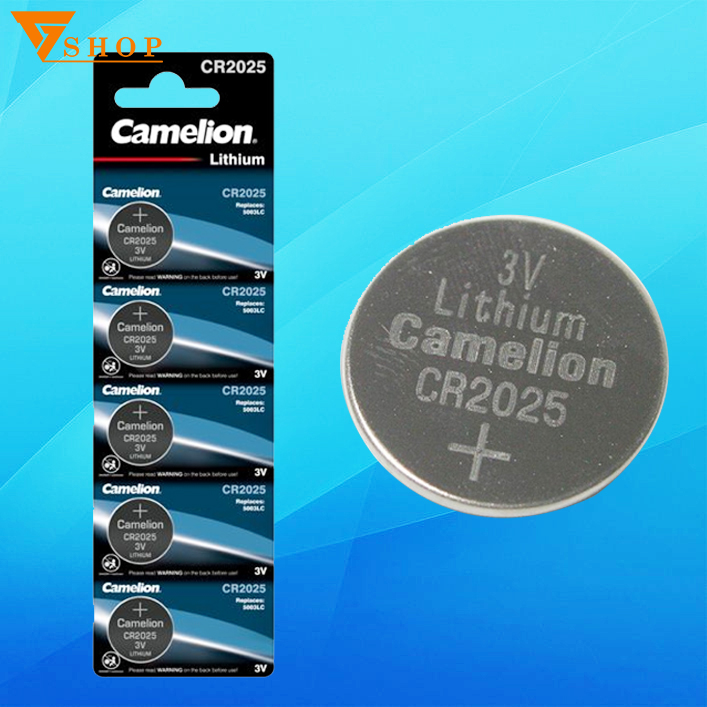 Combo 5 viên pin cr2025 camelion lithium 3v