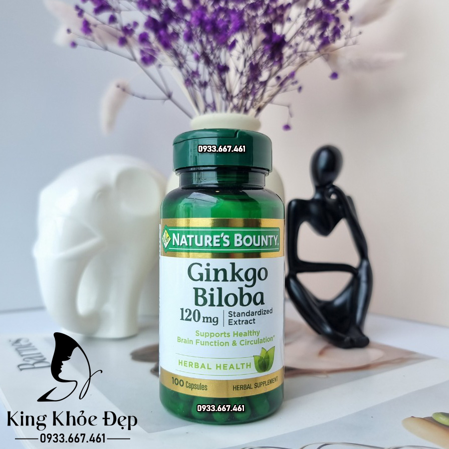 Viên Uống Bổ Não NatureS Bounty Ginkgo Biloba 120Mg