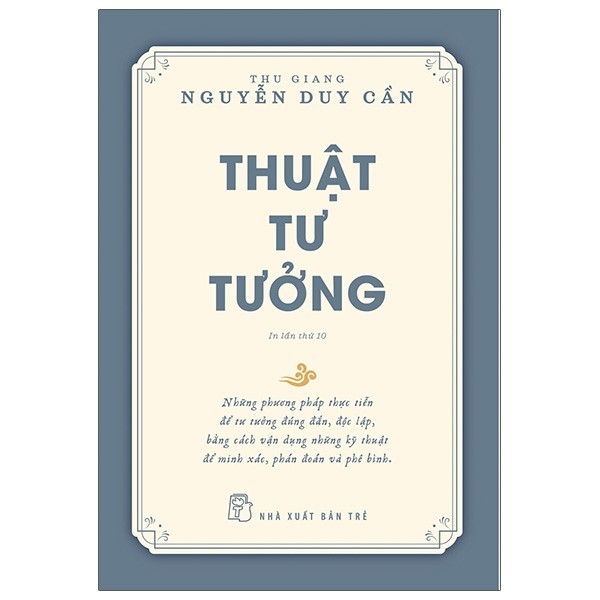 Thuật Tư Tưởng - Thu Giang Nguyễn Duy Cần