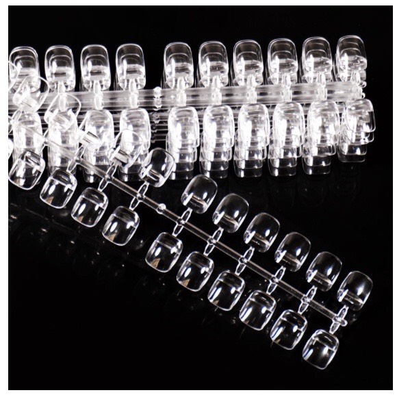 10 vỉ móng mẫu vuông tập vẽ dành cho Nail