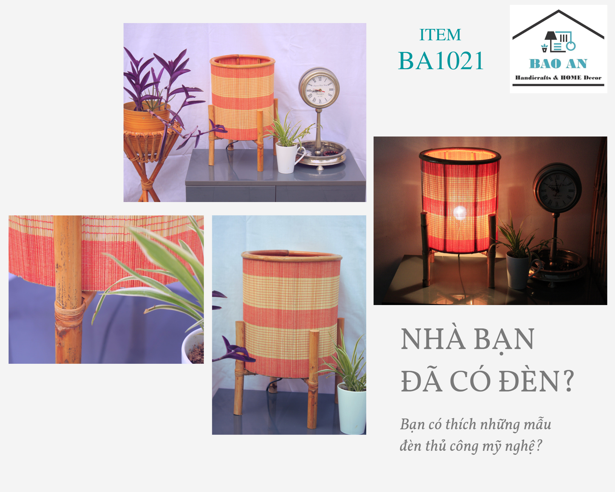 ĐÈN ĐỂ BÀN, ĐÈN TRANG TRÍ, ĐÈN NGỦ
