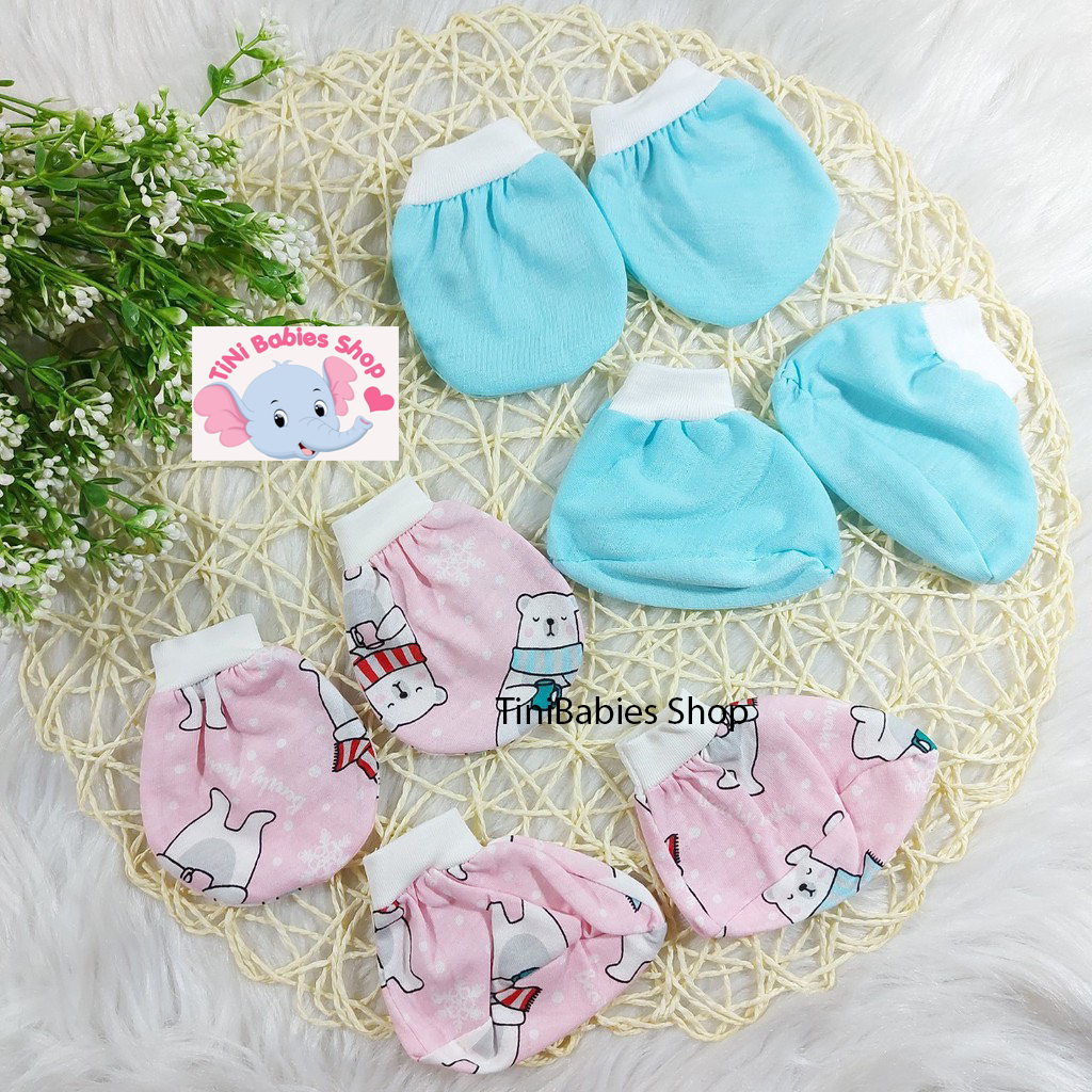Combo 10 cặp bao tay + 10 Cặp Bao chân cho bé sơ sinh