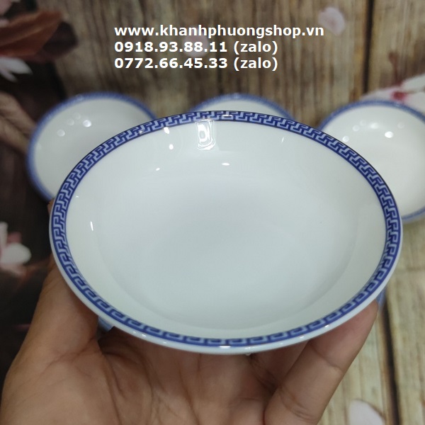 Chén đựng nước chấm sứ Minh Long - chén đựng nước chấm sứ