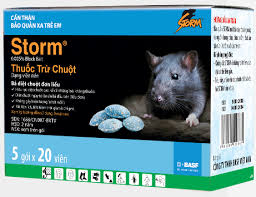 2 gói (40 viên) Thuốc diệt chuột sinh học thế hệ mới Storm (kẹo chuột tác dụng mạnh)