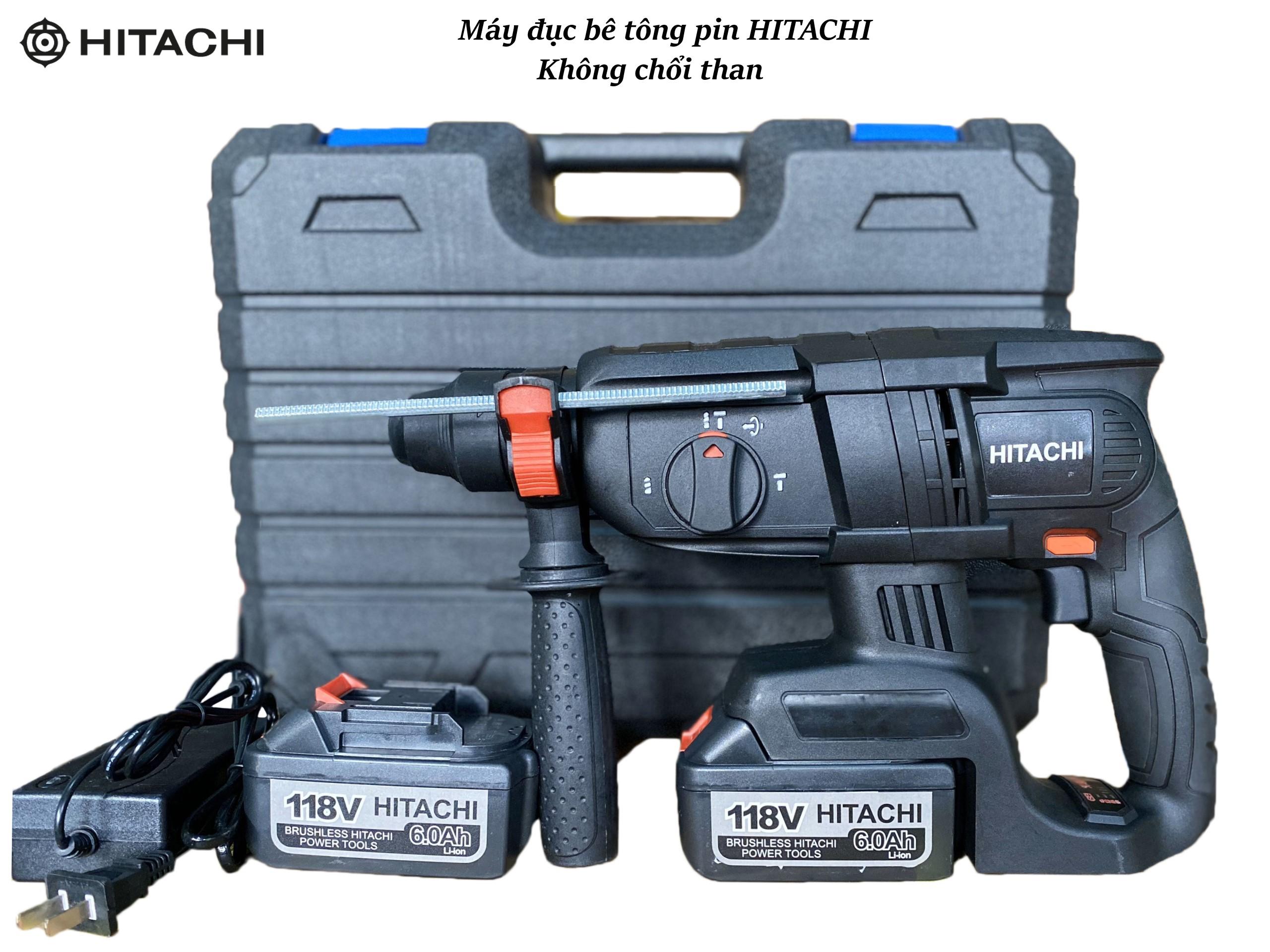 MÁY KHOAN BÊ TÔNG PIN HITACHI
