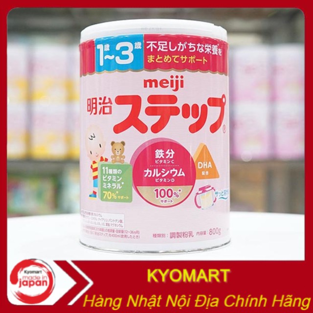 Nội Địa Sữa Bột Meiji Số 0 vs Số 9 Date Mới
